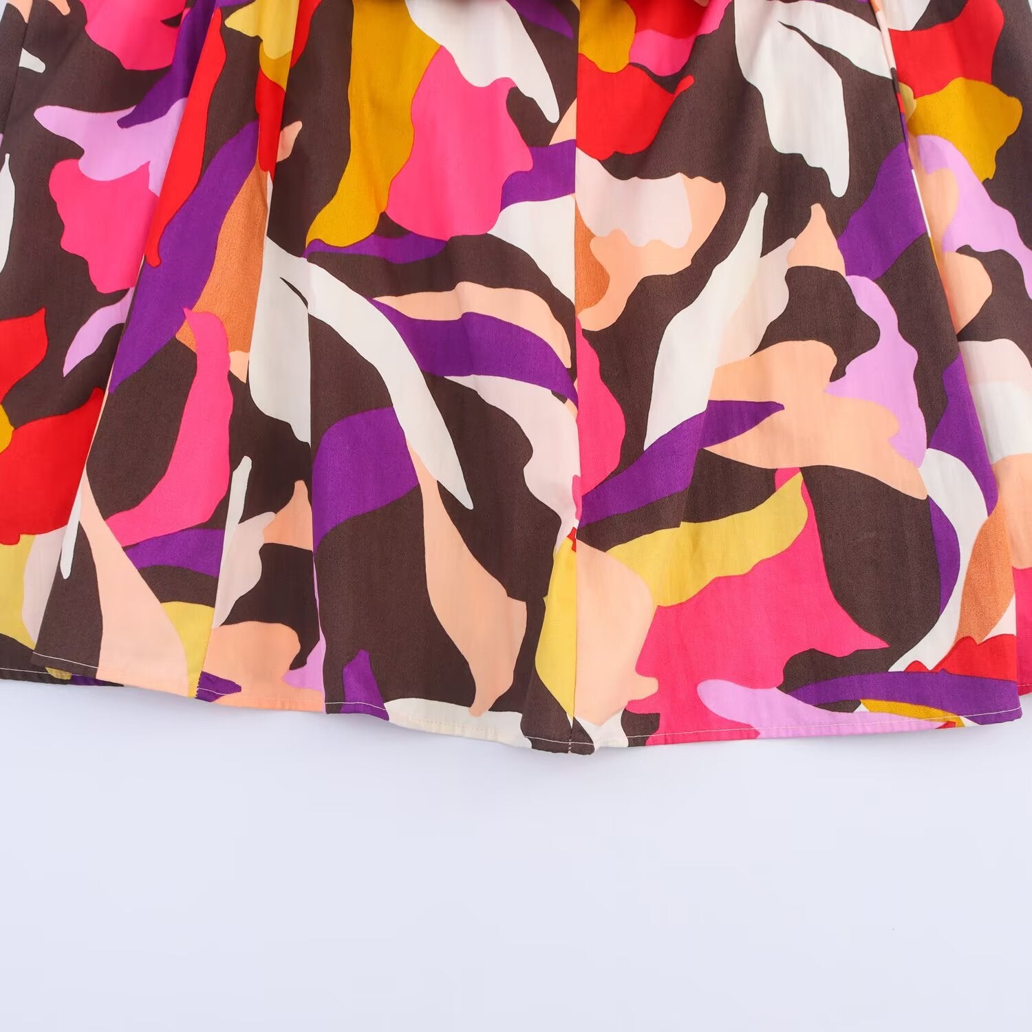 Summer Women's Print Midi Dress 11