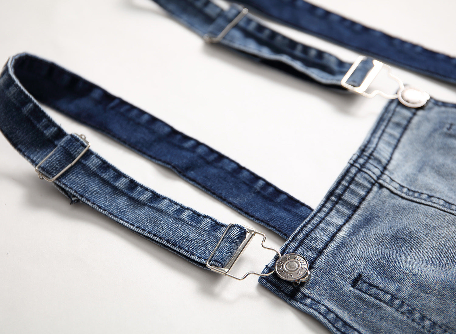 Men'S Denim Bib Suspender Men'S Denim Pant Jumpsuit 17