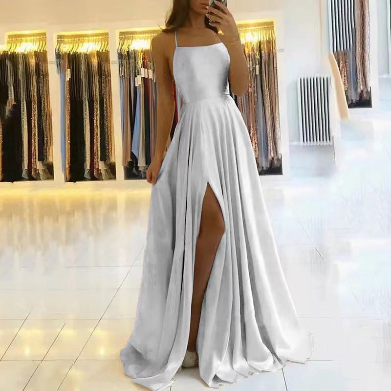 Women Bridesmaid Dresses Sexy Slit Prom Evening Dresses（Processing time need 3-6 days） 14