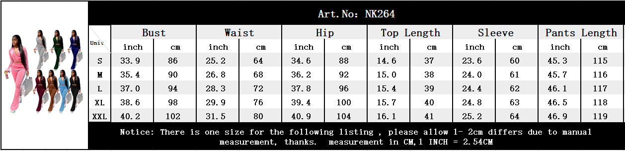 Women's Velvet Hooded Top Wide-Leg Pants Sports Casual Two Piece Set 14