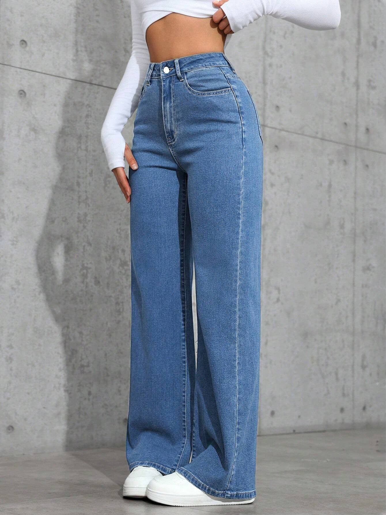 Women Beaded Denim Pants 7