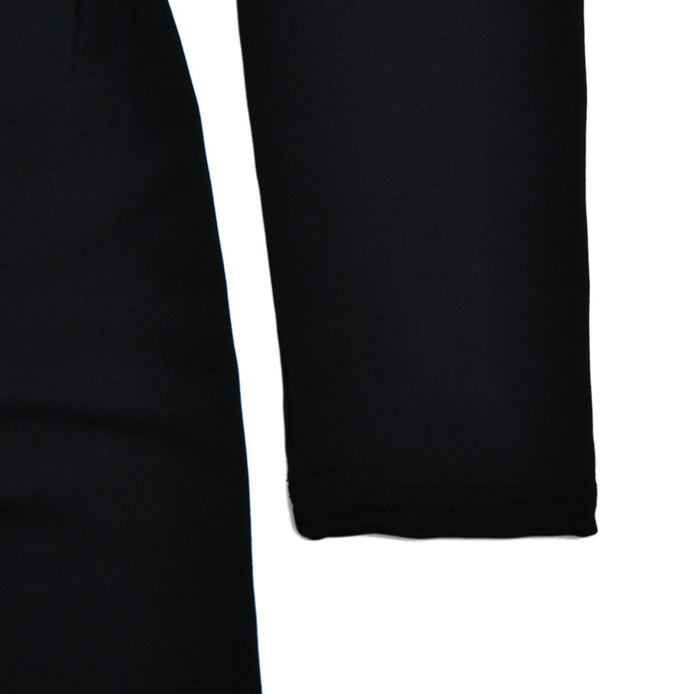 Women Round Neck Patchwork See-Through Long Sleeve Dress 20