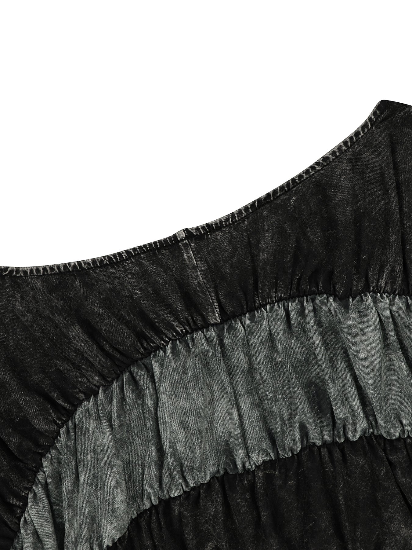 Women's Contrast Color Slim Stretch Top and Washed Long Pants Two-Piece Set 11