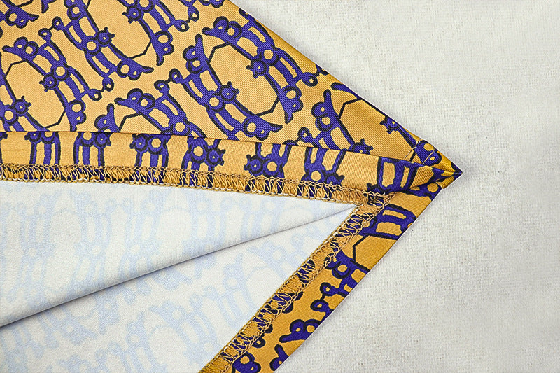 Printed Strap Low-Back Sleeveless Long Dress 16