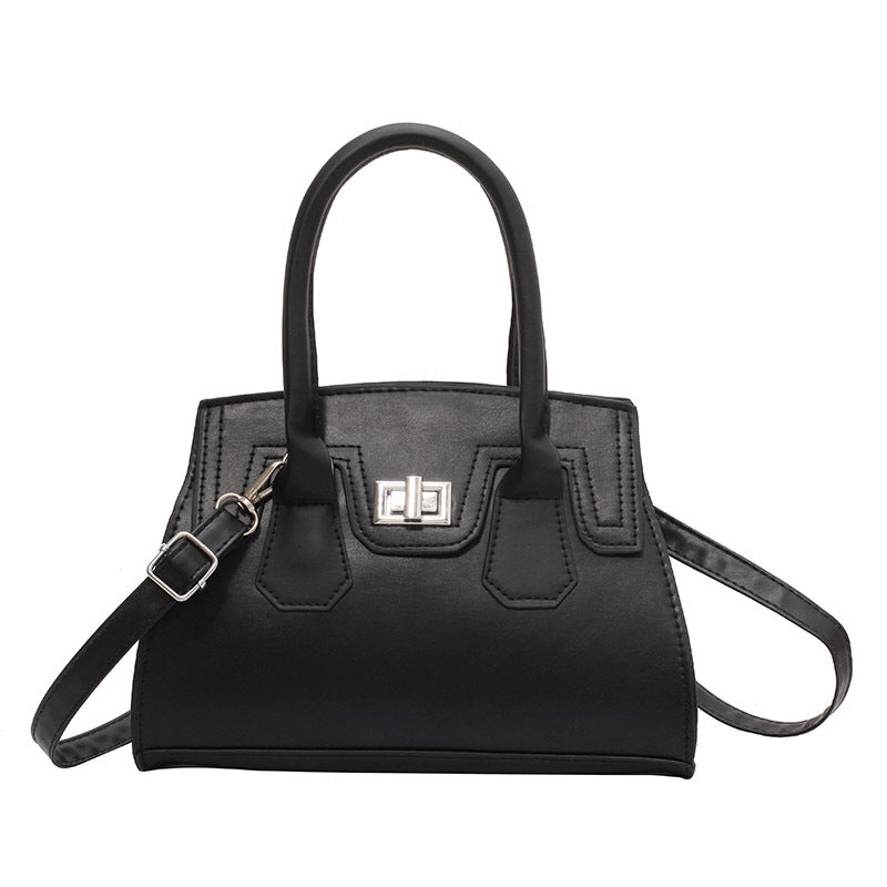 Bag Handbag Solid Color Simple Shoulder Messenger Bag Ladies Bag 12