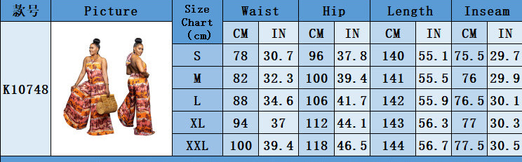 Women Halter Neck Backless Loose Casual Jumpsuit 7