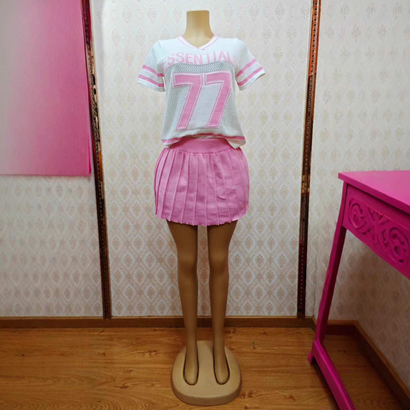 Women’s Trendy Knitted Top Mini Skirt Set 5