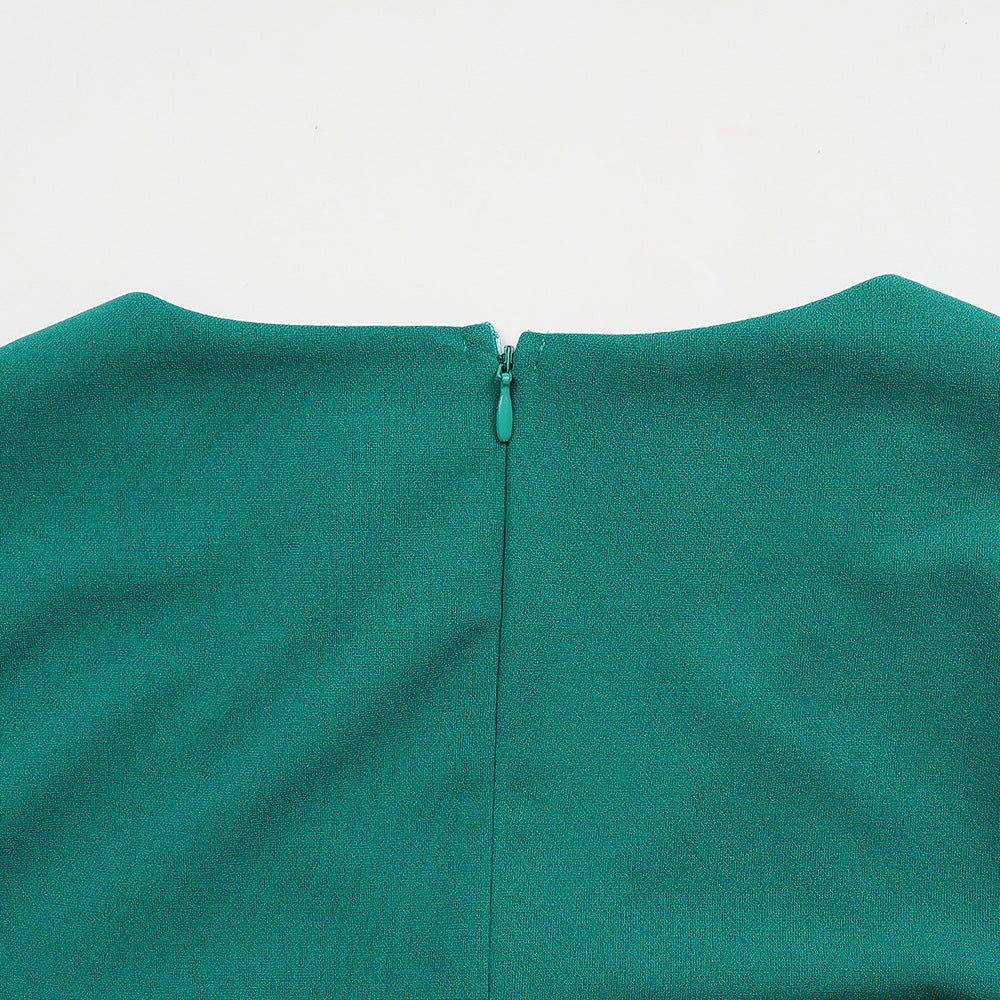 African Women's Plus Size Chic Elegant Fashion Beaded Formal Party Bodycon Dress Evening Gown 17