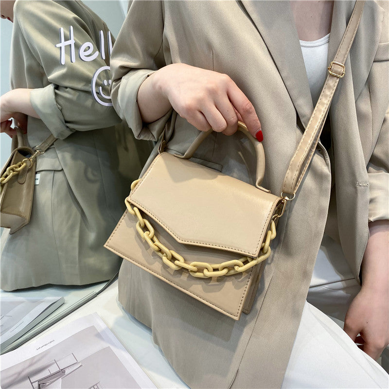 Women Simple Handbag Candy Shoulder Crossbody Bag