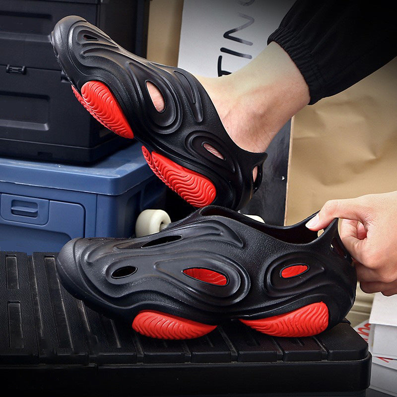 Women's Croc Shoes Couple's Trendy Summer Fashion Non-Slip Anti-Odor Lightweight Sandals