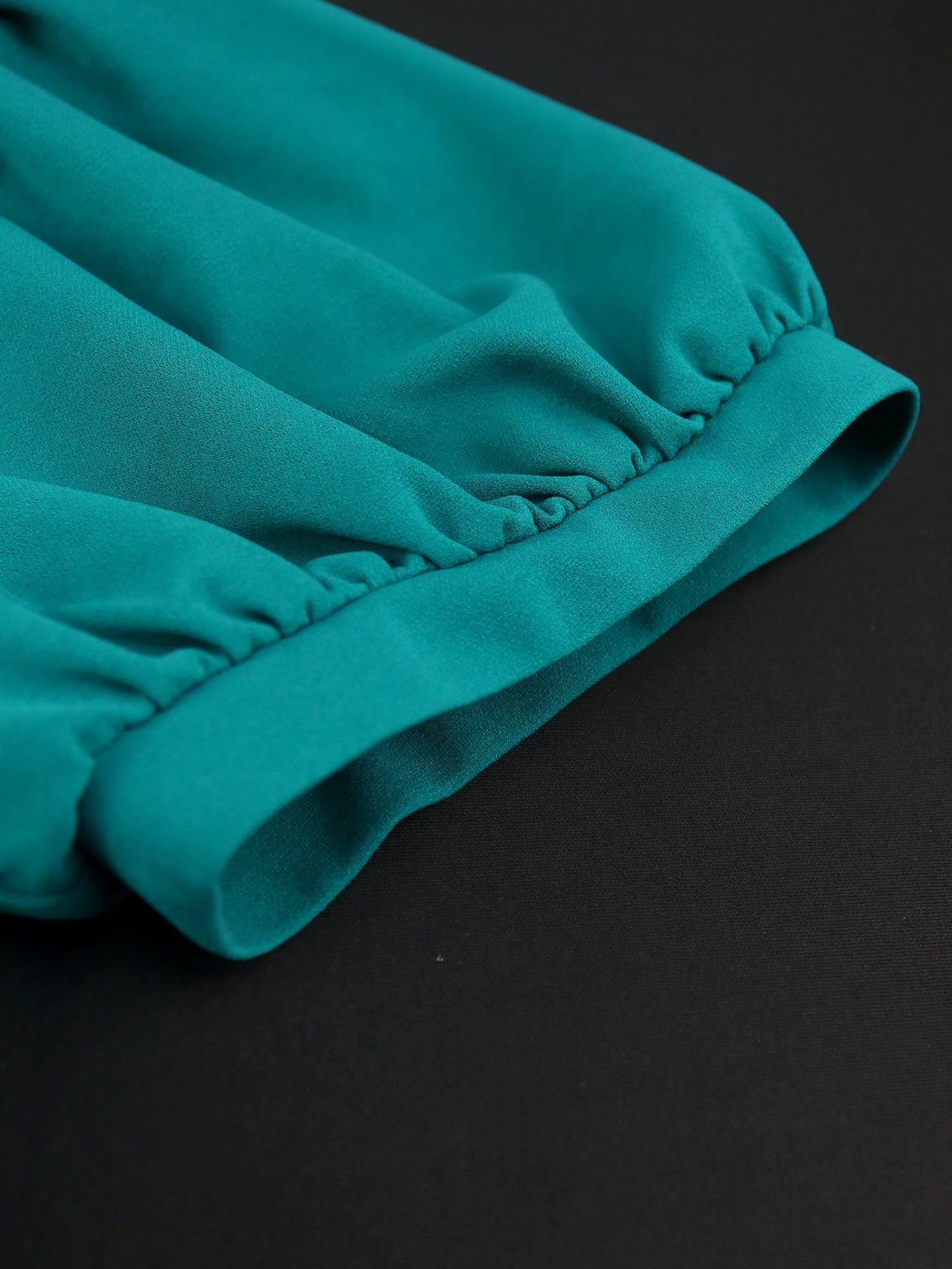 Summer Square Neck Puff Sleeve A-Line Formal Party Dress 10