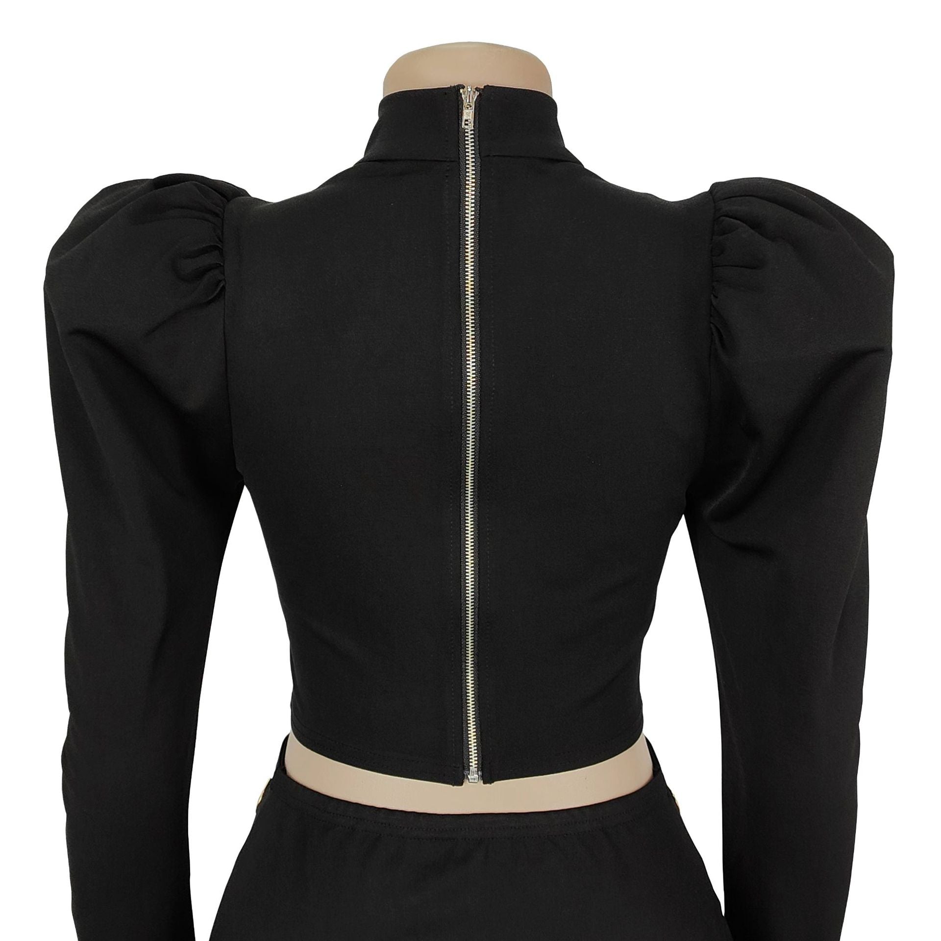 Women's Casual Long-Sleeve Top & Skirt Two-Piece Set 13