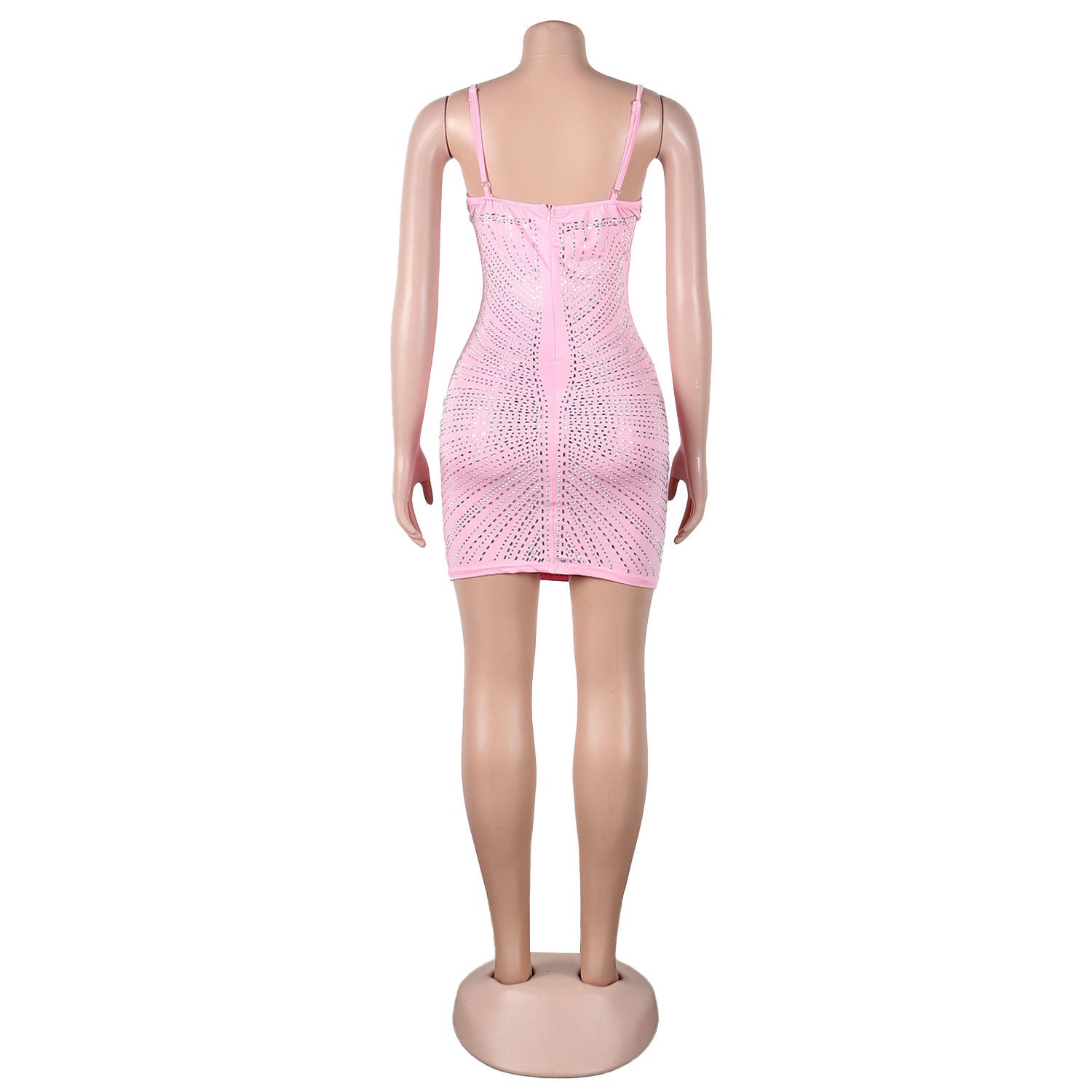 Sexy Beaded Strap Dress Nightclub Wear 18