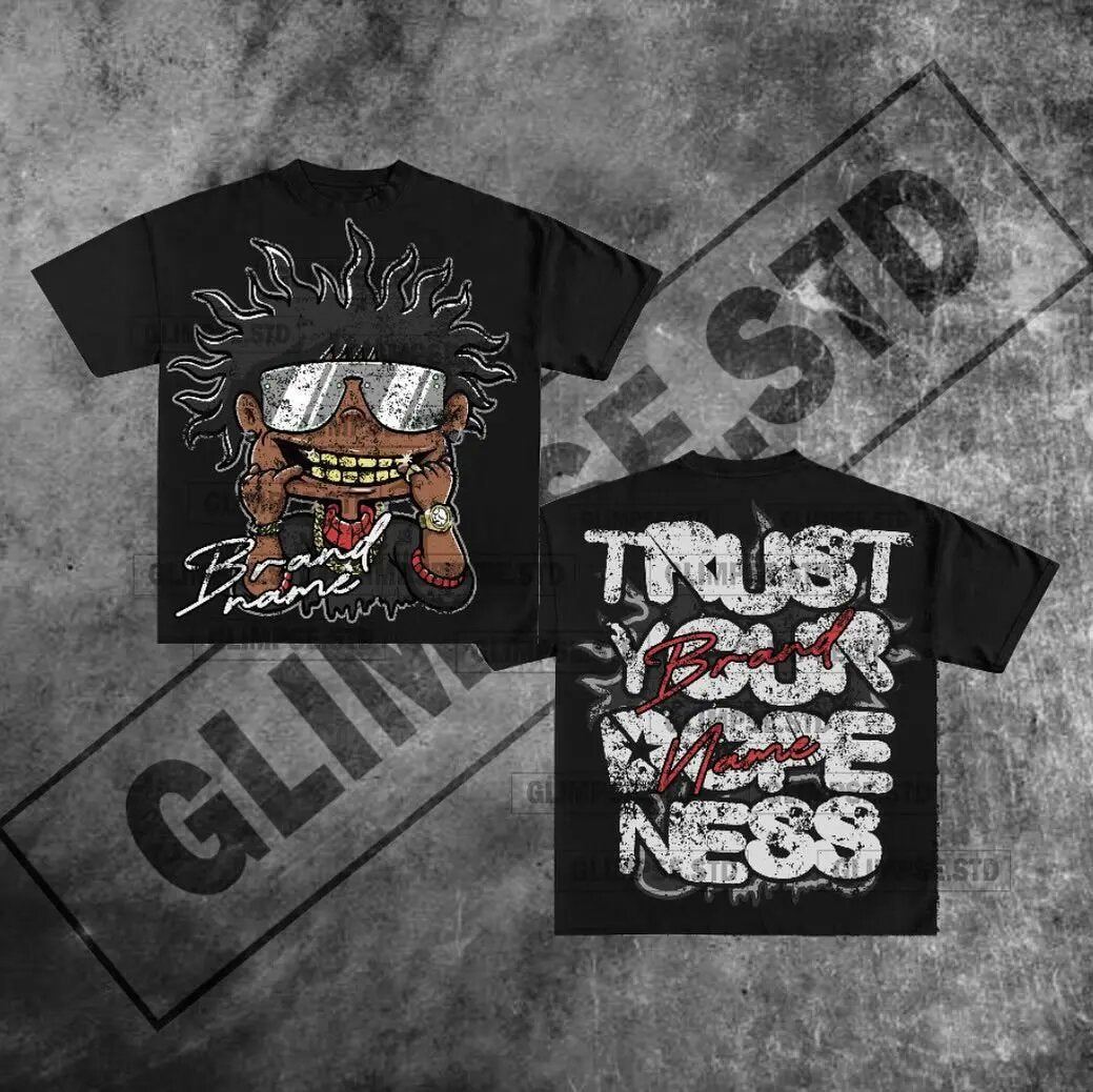 American cartoon graphic t-shirt 6