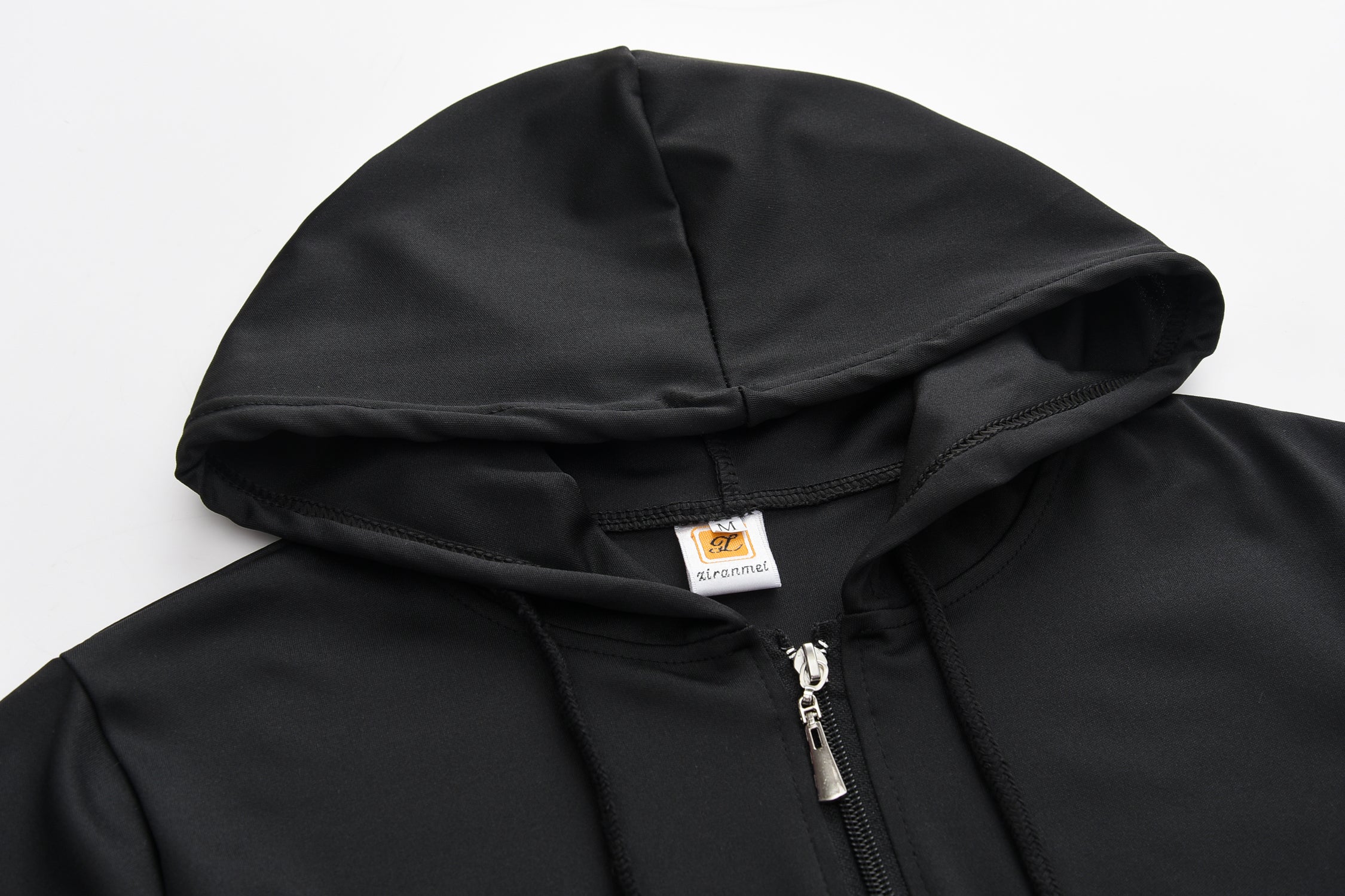 Spring Sexy Casual Solid Color Hooded Two Piece Tracksuit 29