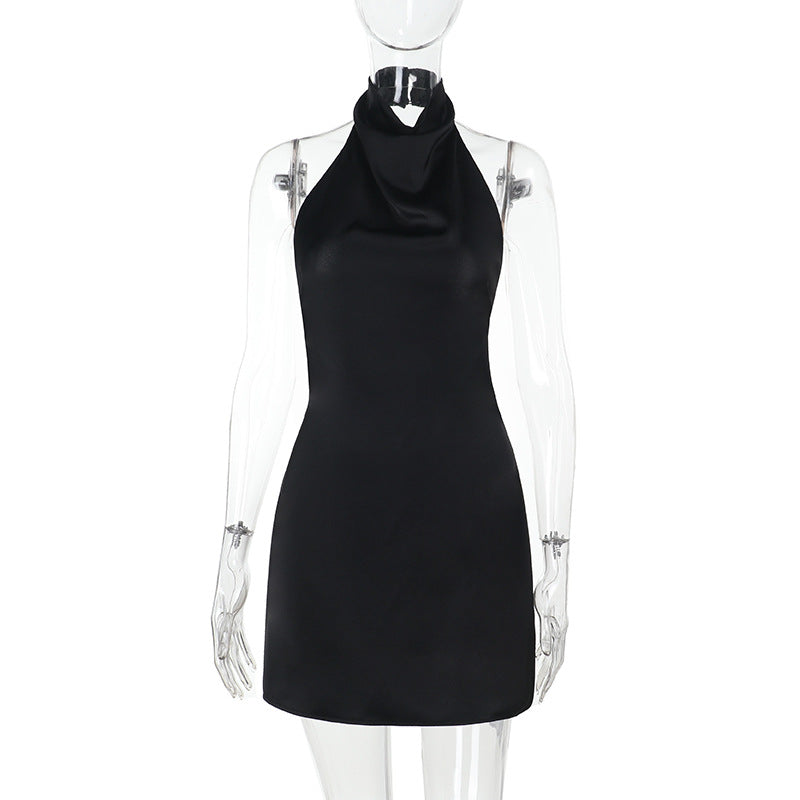 Summer Bodycon Fashion Chic Sexy Slim Fit Halter Neck Dress 8