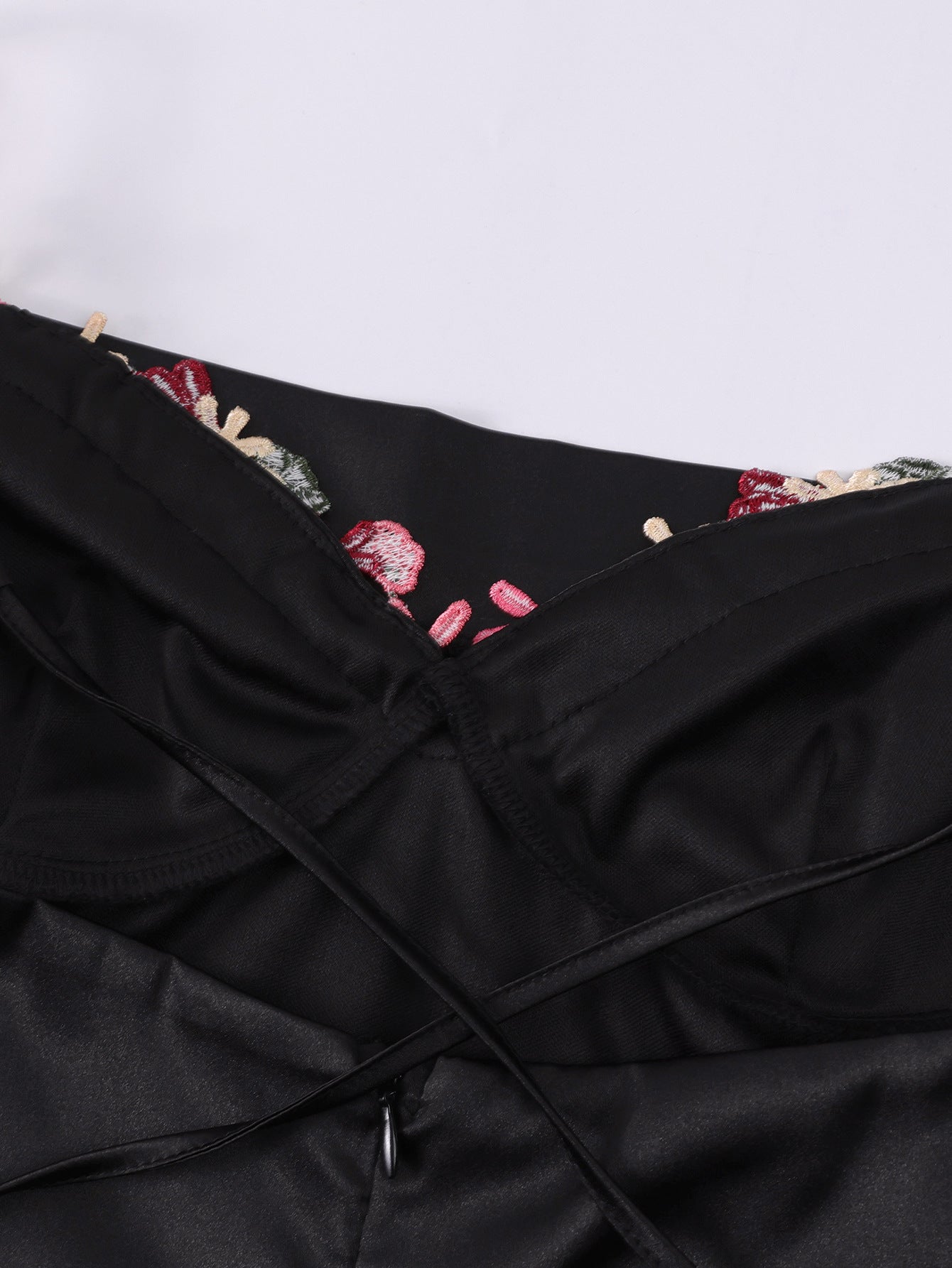 Leopard Print High-Slit Low Back Mesh Dress 11