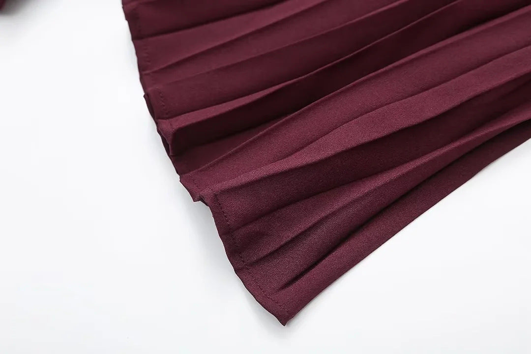 Women casual Knitting Patchwork skirt 23