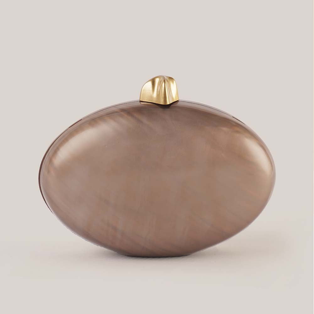 Beige Acrylic Evening Clutch Shoulder/Crossbody Wedding Bag 6