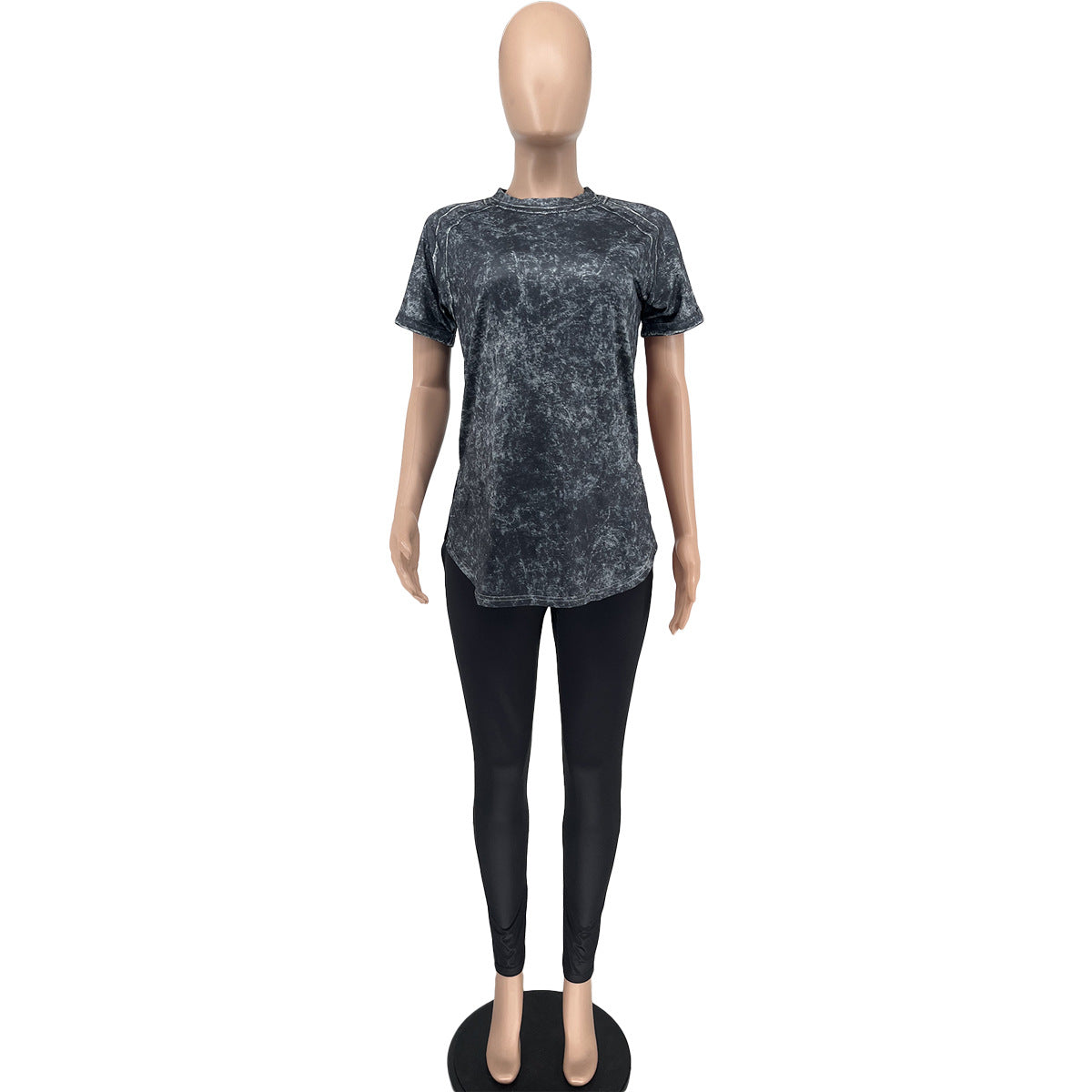 Fashion Ladies Print Casual Suit Sport Two-Piece Set 18