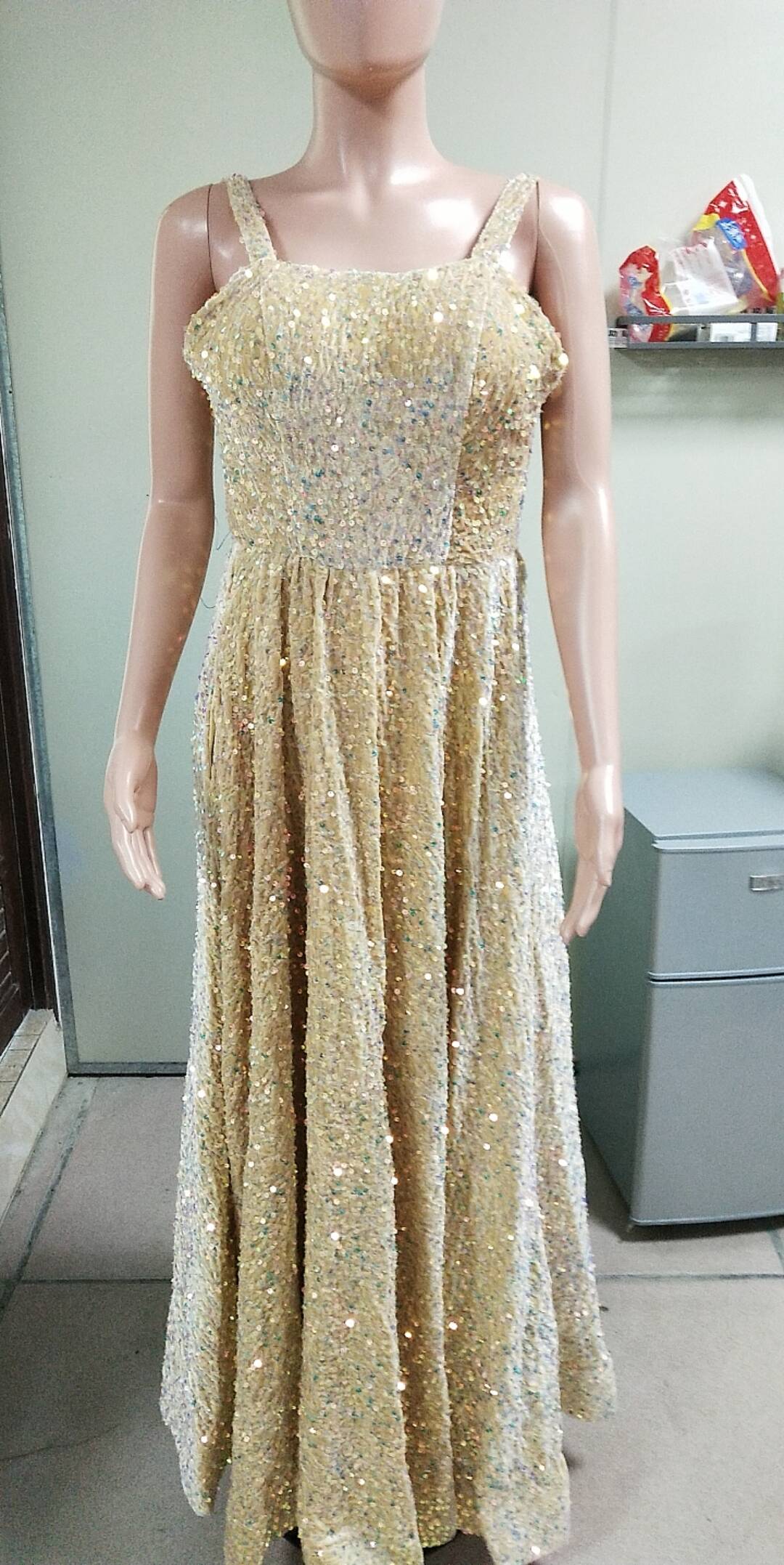 Luxury Sequin Prom Dress Side Slit Glitter Long A Line Formal Party Evening Dress(process time 3-7days) 52