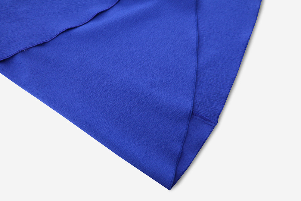 Women ruffled irregular dress 34