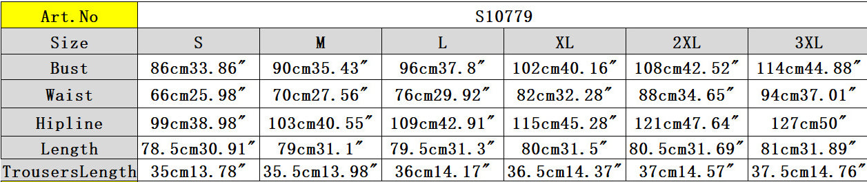 Women Sexy Printed Suspender Slit Dress and Shorts Two-piece Set 16