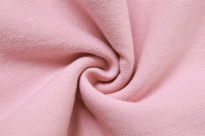 Autumn Women's Patchwork Contrast Color High Waisted Loose Casual Denim Pants For Women 18