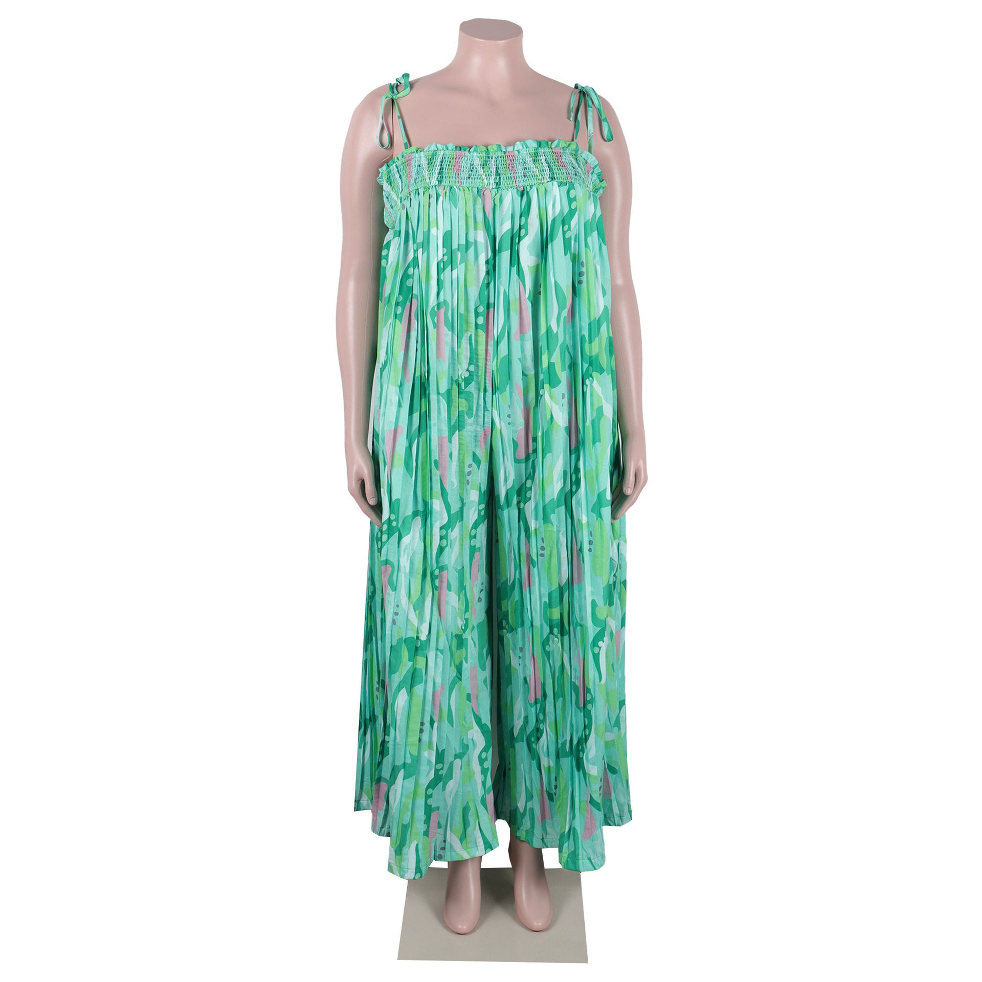 Sexy printed suspenders pleated wide-leg suspenders Jumpsuit 13