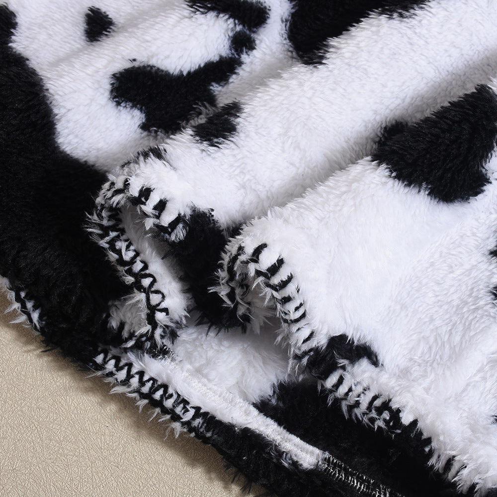 Women Yarn-dyed Lambskin Skirt 13