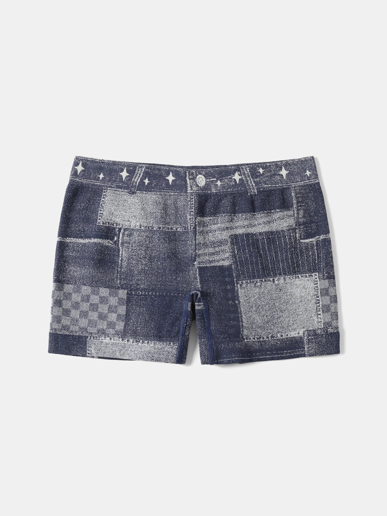 Plus Size Women's Seamless Square Leg Basic Shorts High Stretch Tight Fitting Square Leg Shorts 3