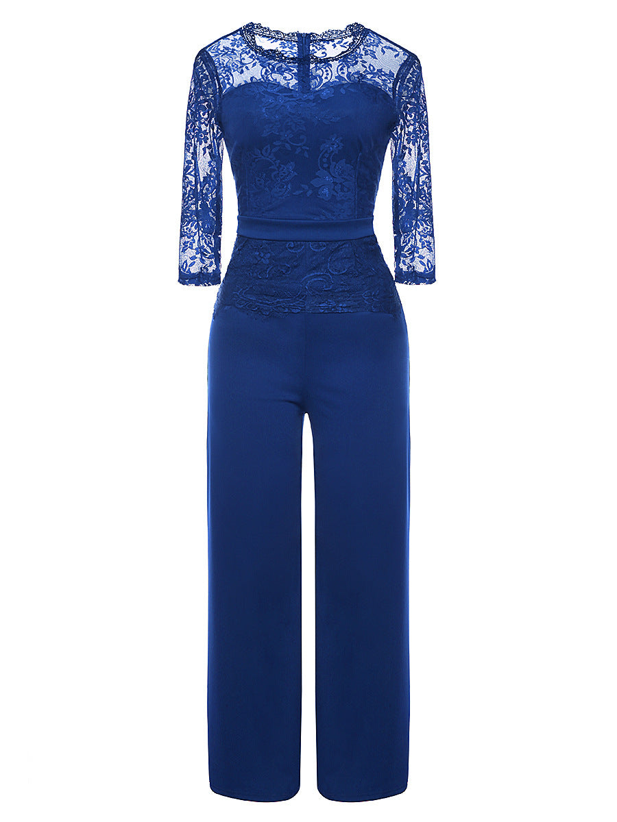 Women sexy lace Jumpsuit 26
