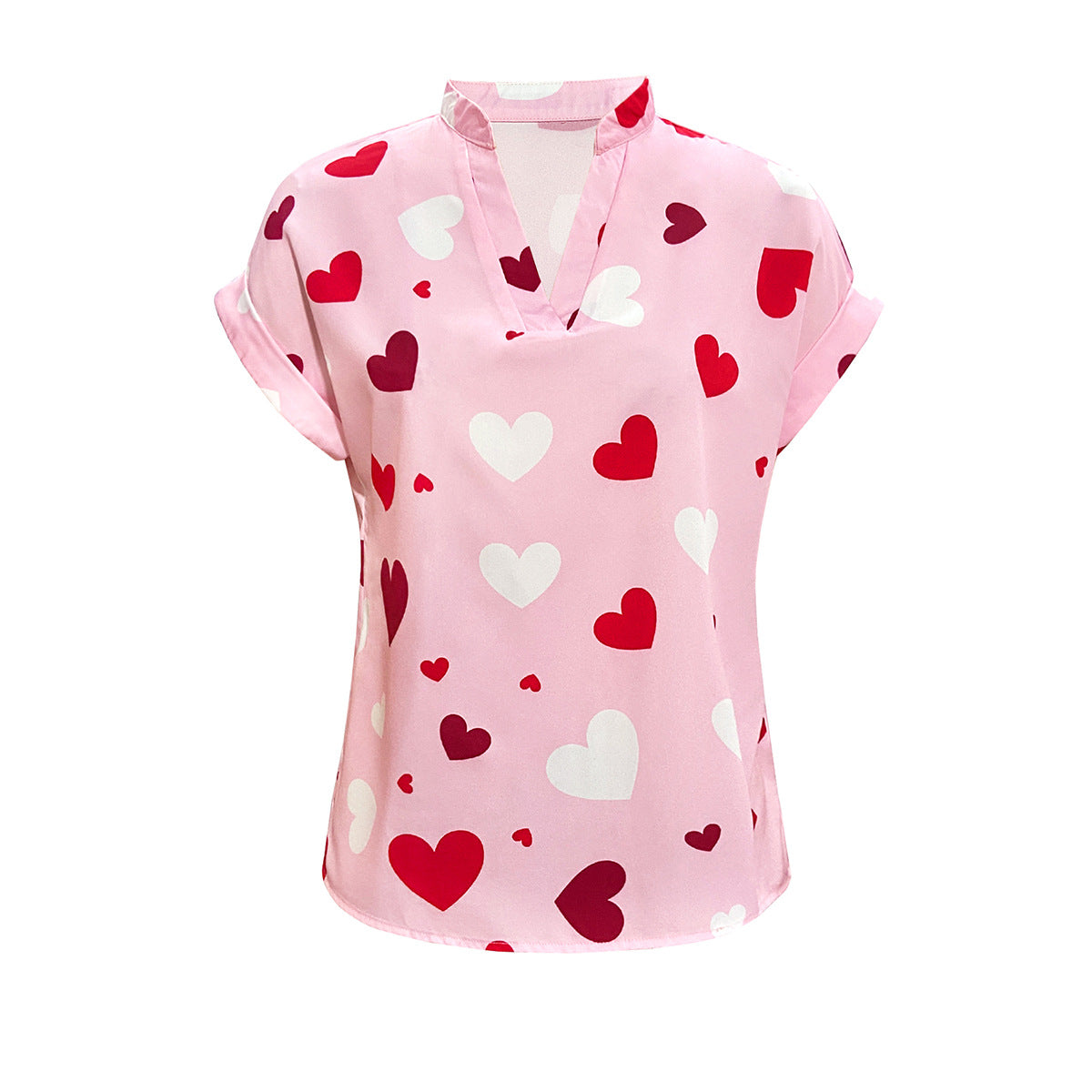 Women Heart Print Shirt 14