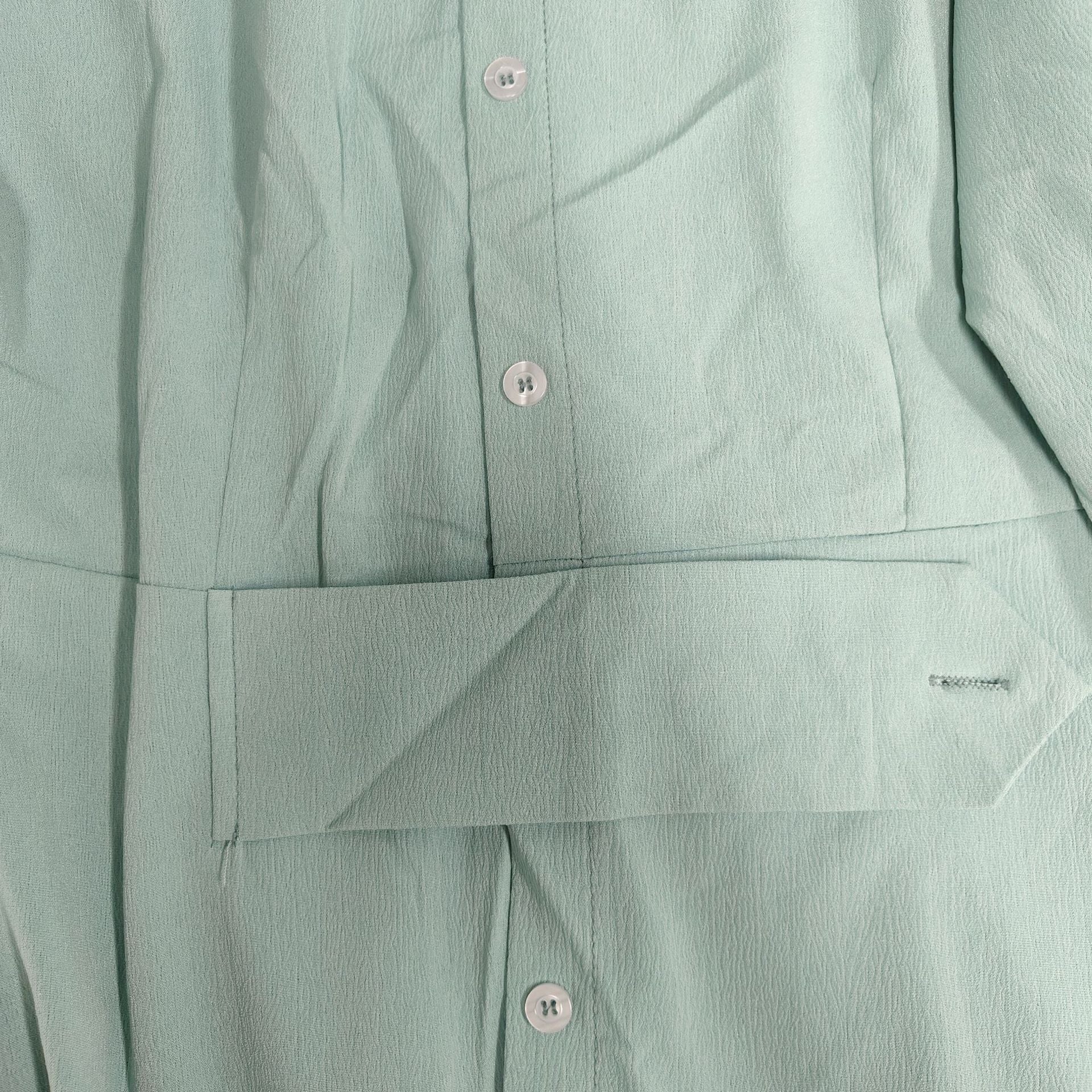 Fall Chic Career Strappy Solid Slim Waist Long Sleeve Irregular Shirt Dress 30