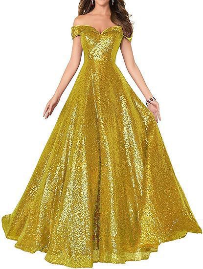 Off Shoulder Prom Evening Gowns Women's Long Sequin Formal Women's Dress（Processing time need 3-6 days） 11