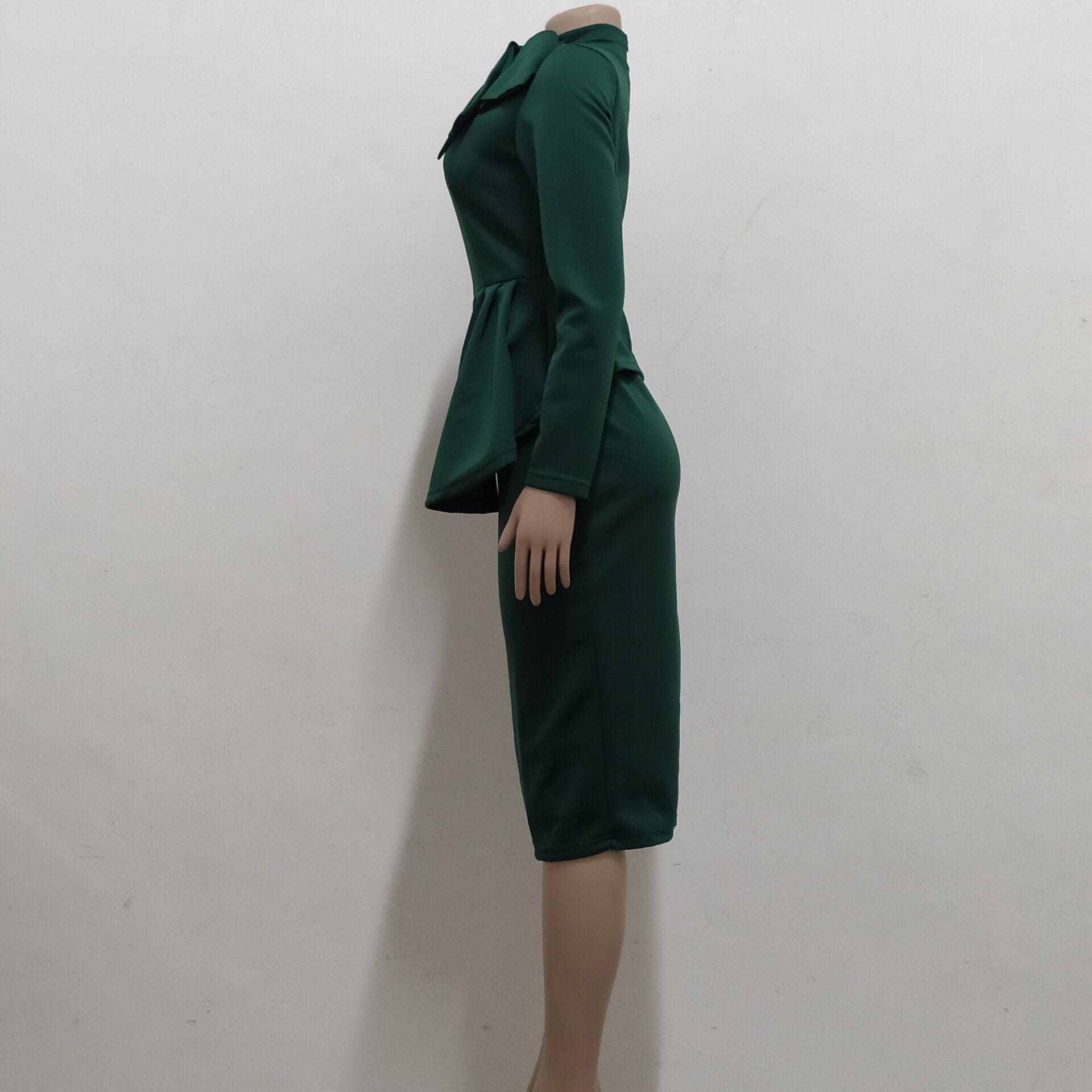 Women sexy diagonal bow dress 43