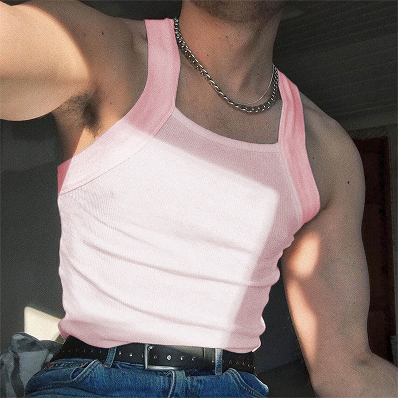 Men Solid Tank Top 4