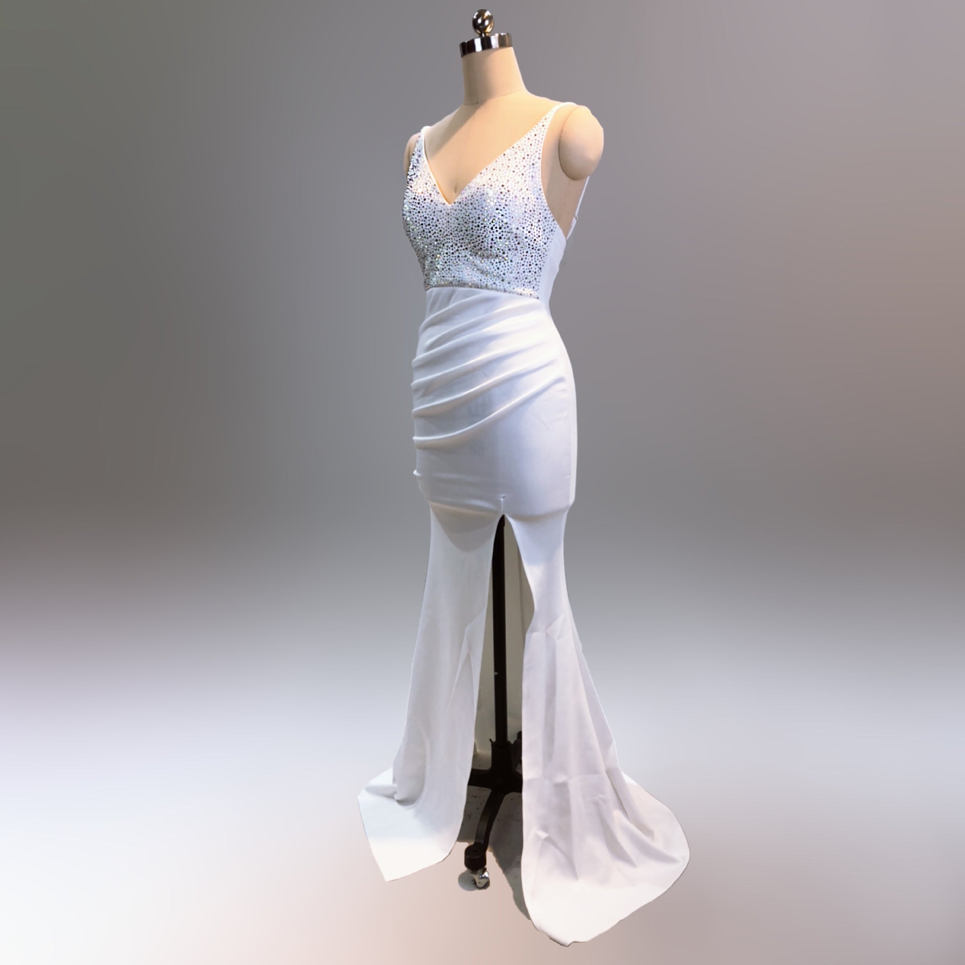 Dinner party dress sexy fashion long fishtail Slim Fit nightclub catwalk annual meeting dress 30