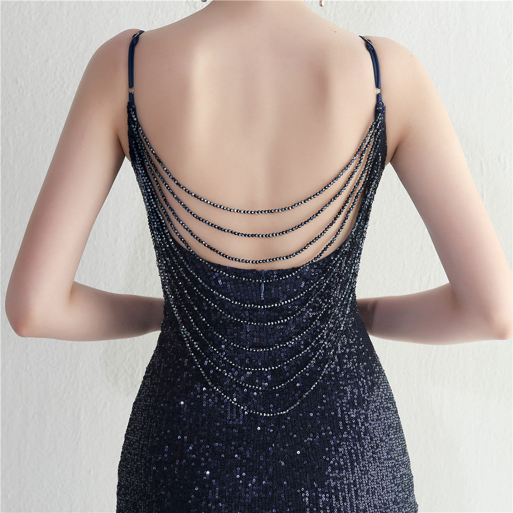 Beaded Sequins Camisole Bodycon Sexy Dress 24