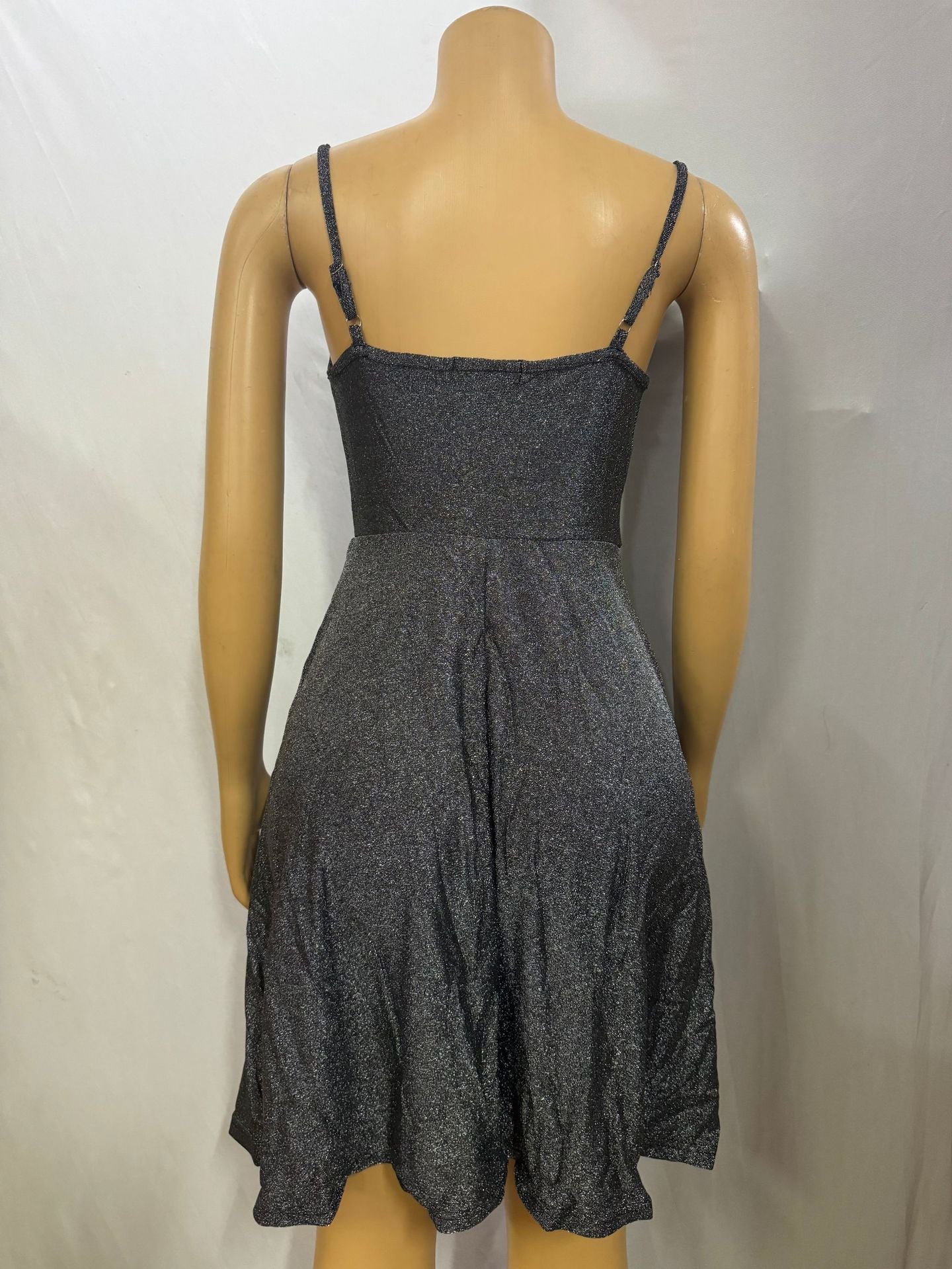 Women Solid Suspender Sexy Backless Dress 13