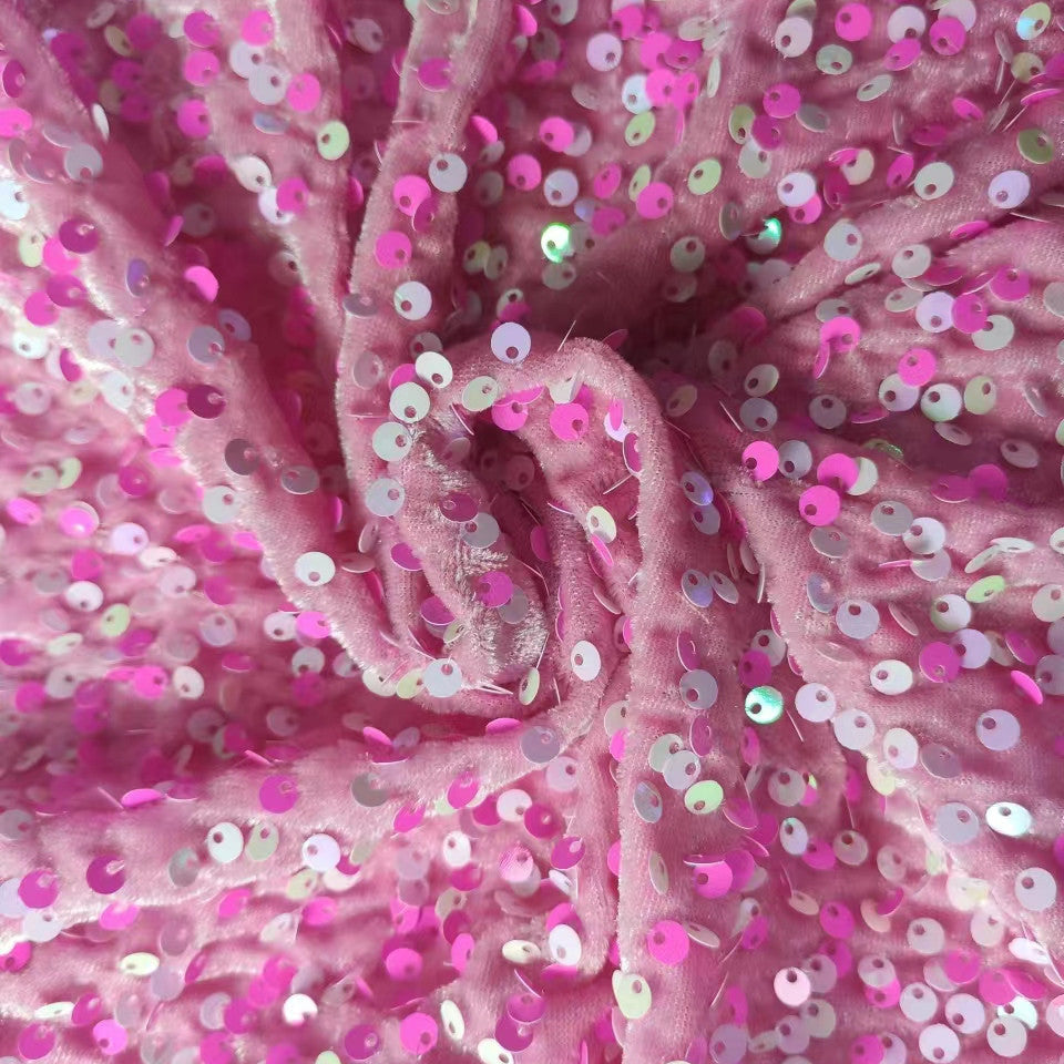 Plus Size Women Sequin Summer Casual Round Neck Short Sleeve Solid Dress 22