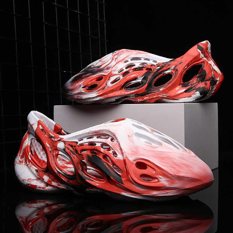 Plus Size Sandals Men's Summer Hole Shoes Men's and Women's Beach Shoes 10