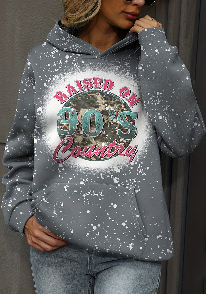 Women Print Casual Loose Hoodies