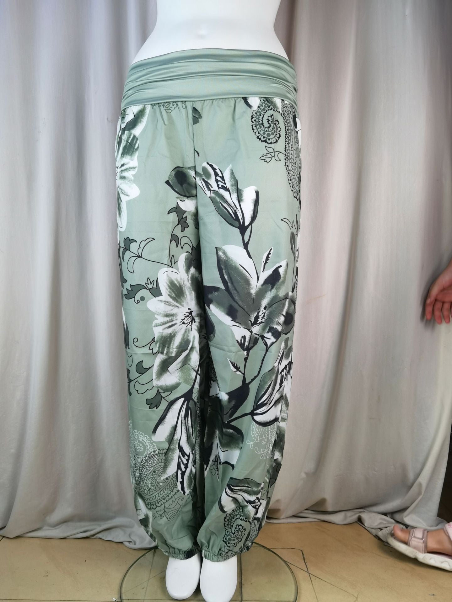Women Printed Casual Wide-Leg Pants 75