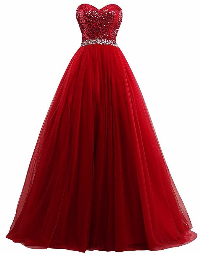 Women Burgundy Strapless Prom Evening Dress（Processing time need 3-6 days） 10