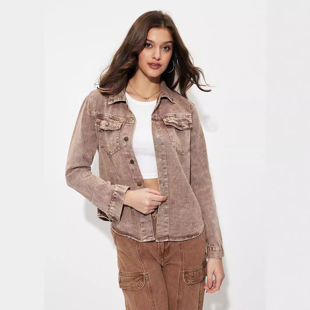 Women's Fashion Loose Denim Jacket 5