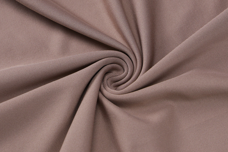 Women Winter Solid Square Neck Pleated Long Sleeve Jumpsuit 19