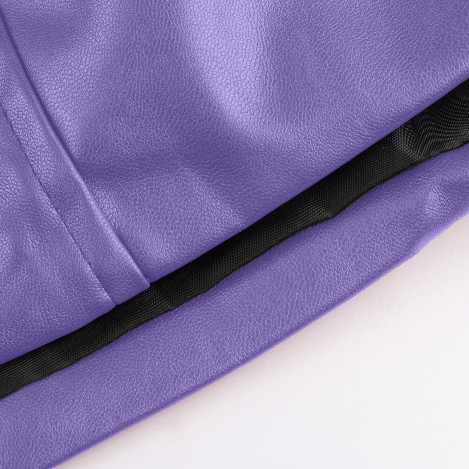 Autumn And Winter Turndown Collar Long Coat With Fur Collar Chic Zipper Women's Pu Coat 20