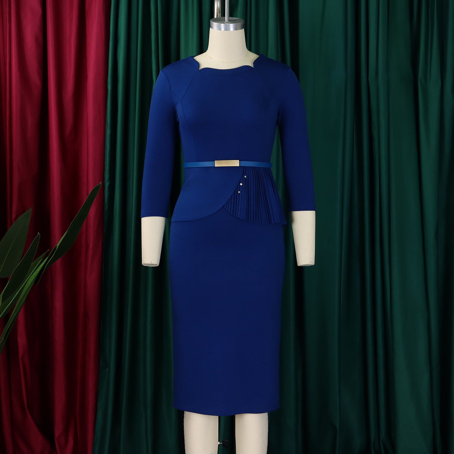 Women's Fashion Ol Chic Elegant Bodycon African Dress 9