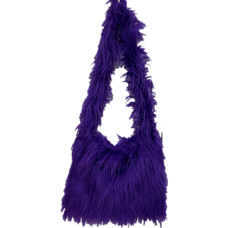 Sweet And Cool Style Candy-Colored Big Capacityoversized One-Shoulder Cross-Body Bag 8